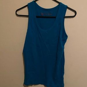I am selling a blue tank top